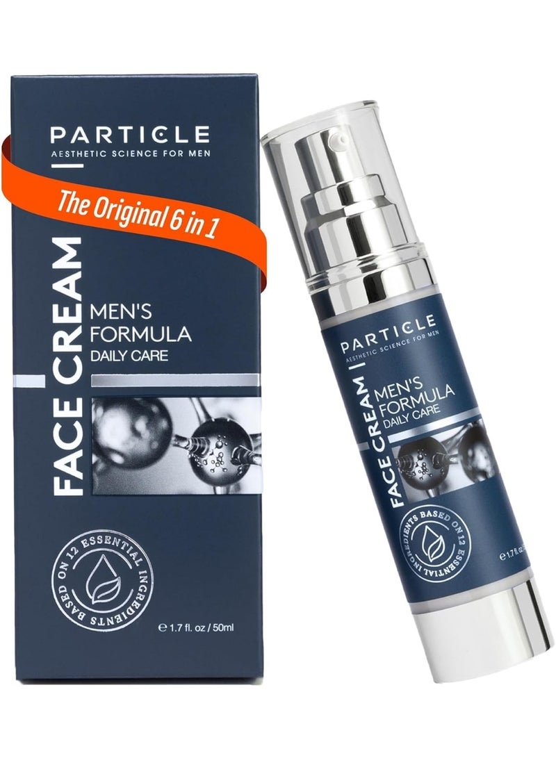 Particle 6-in-1 Face Cream for Men Anti-Aging Moisturizer, Reduces Wrinkles, Dark Spots & Eye Bags, Pack of 1 (1.7 oz. - Image 1